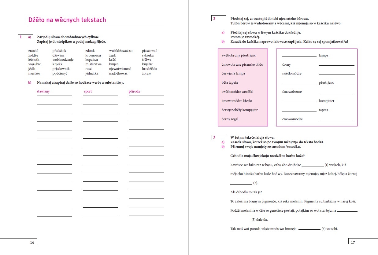 Zwučujemy a pisamy 6