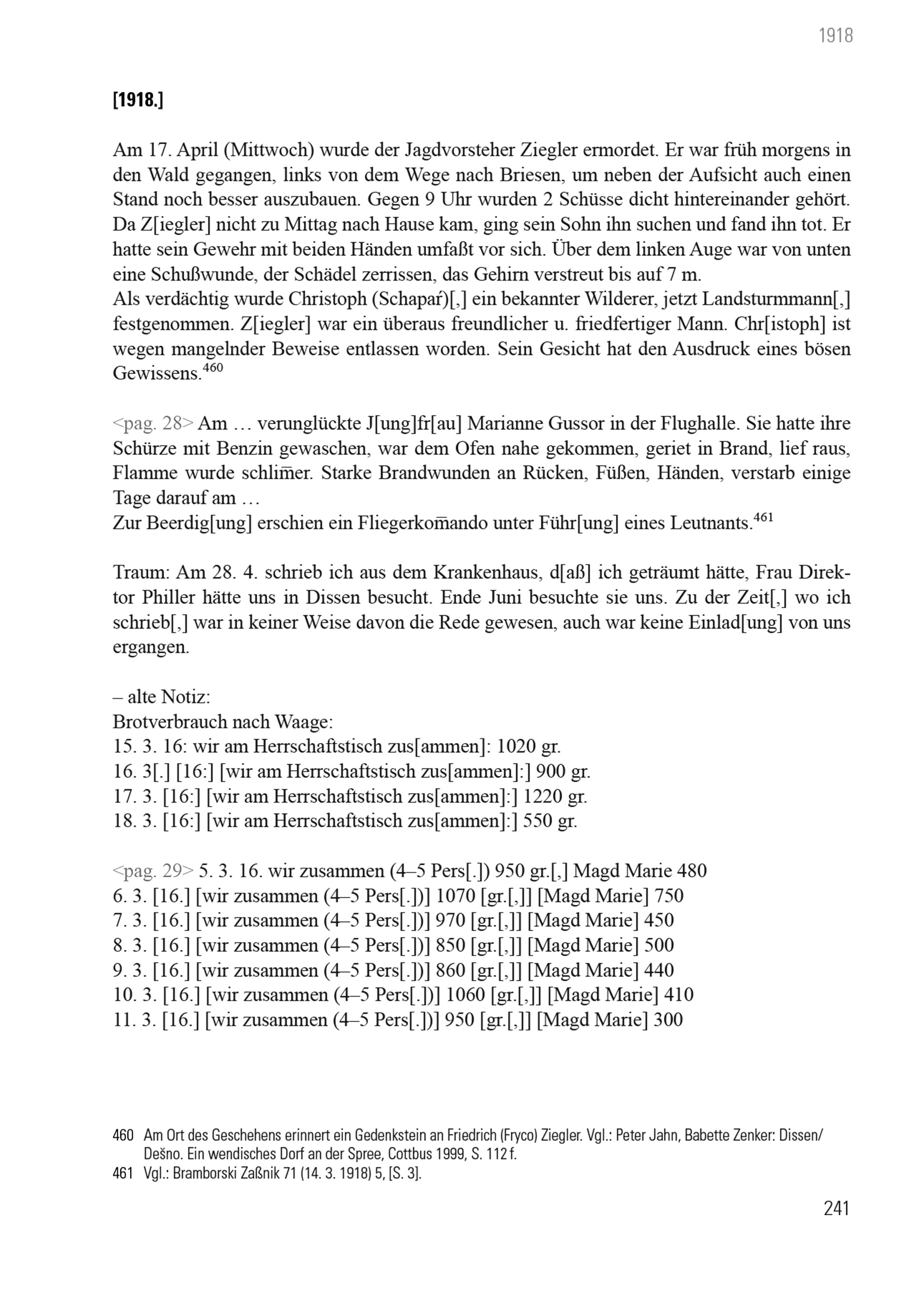 Aus dem Alltag eines wendischen Pfarrers