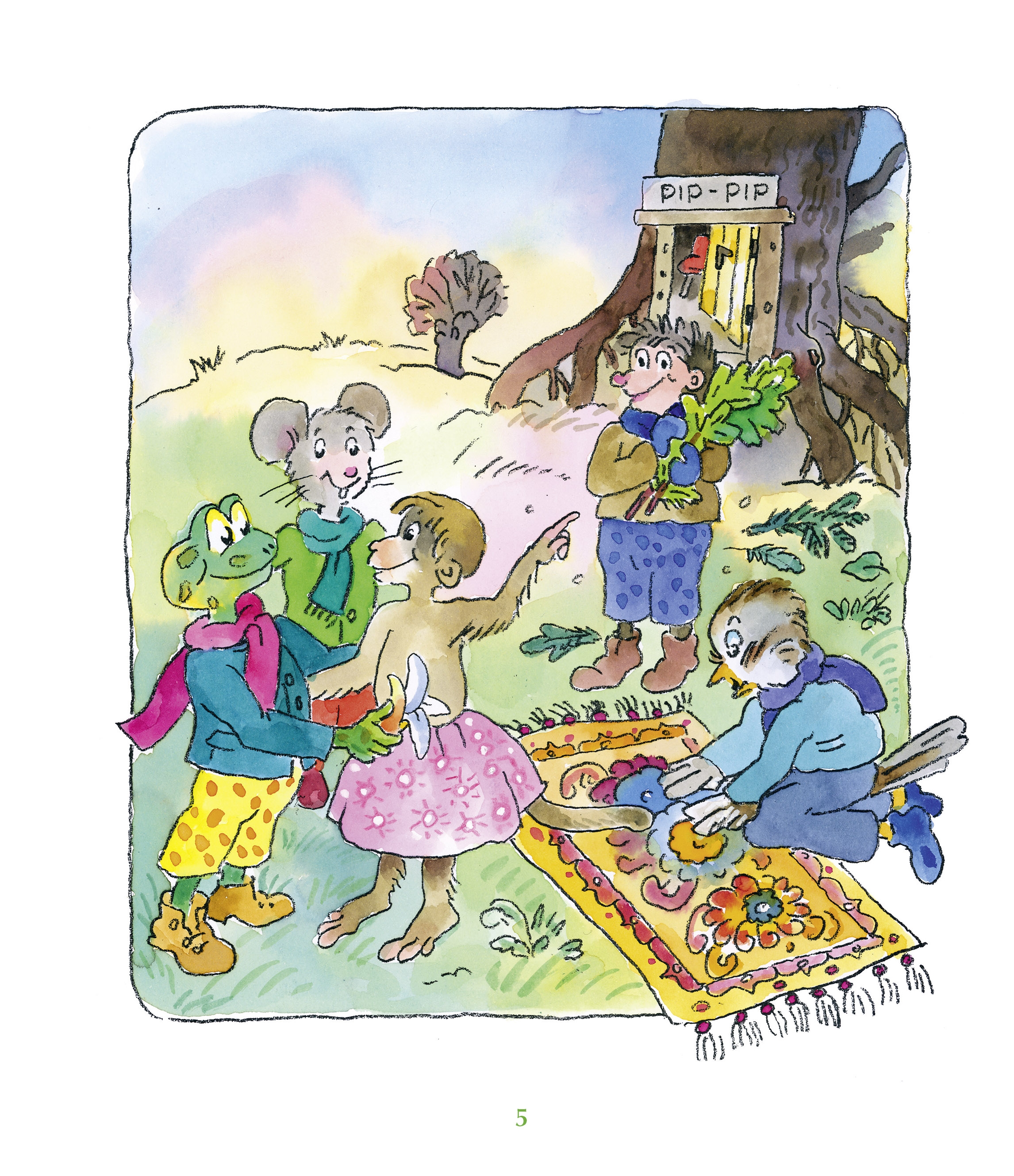 Kak su wroblik Frido a jeho přećeljo hody swjećili