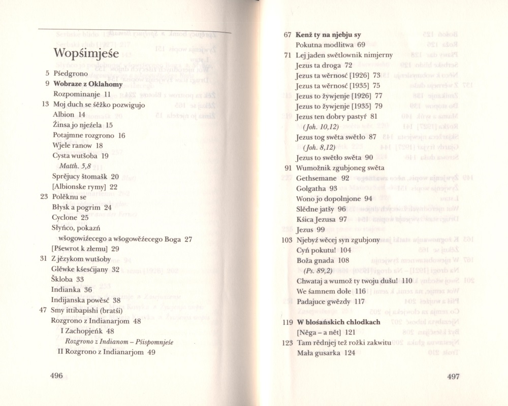 Spise, Cełkowny wudawk 7