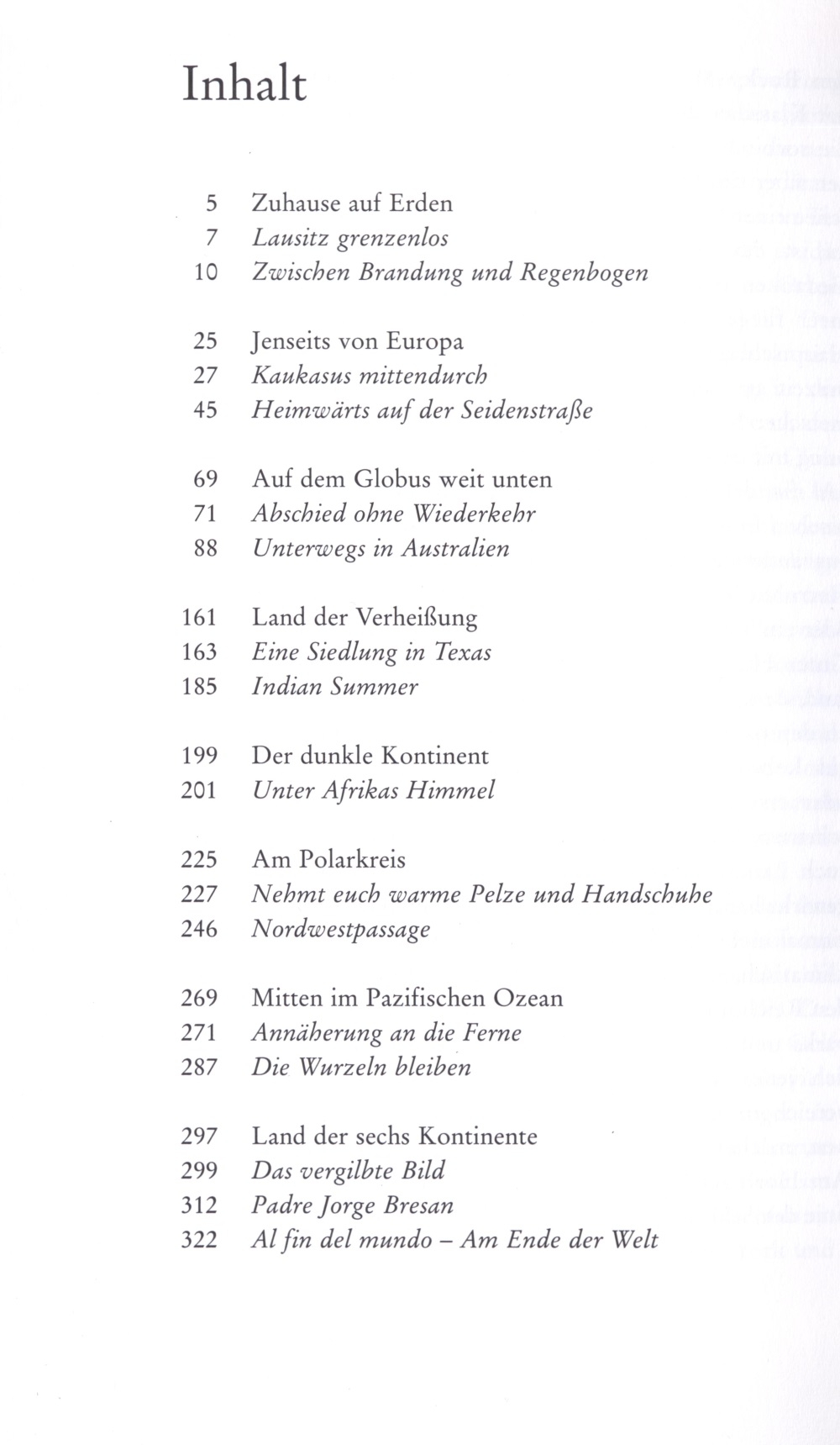 Am Horizont die Welt