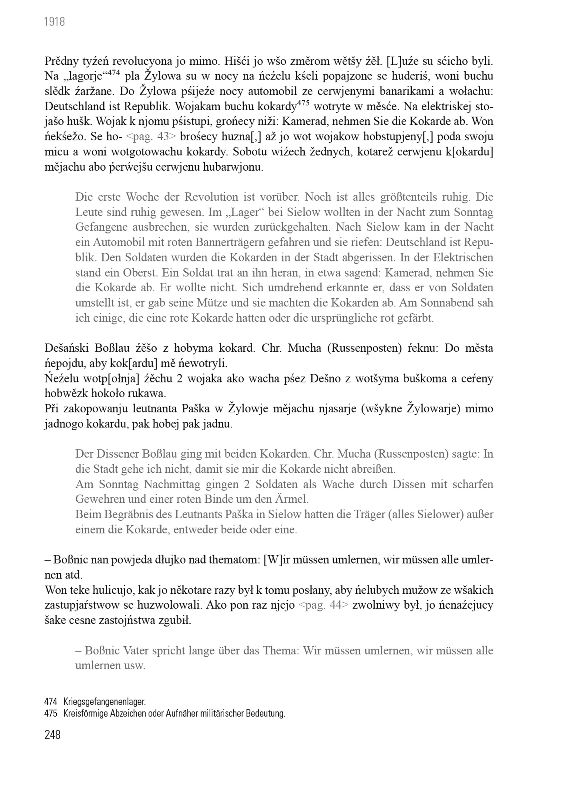 Aus dem Alltag eines wendischen Pfarrers