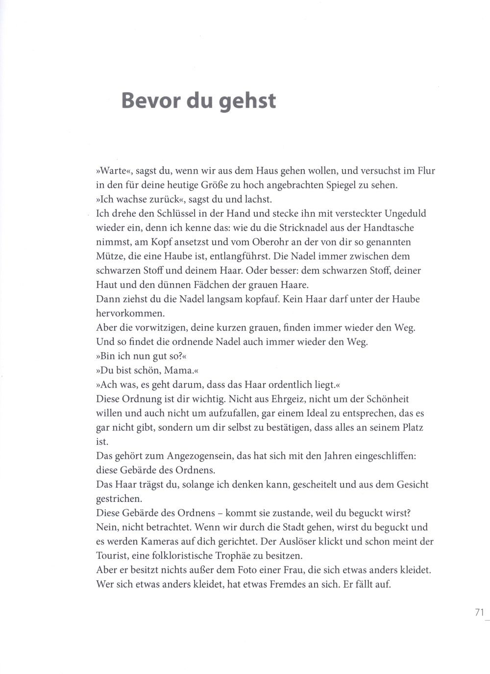 Prjedy hač woteńdźeš • Bevor du gehst 