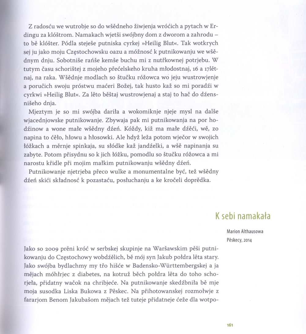 Ze žohnowanjom na puć 