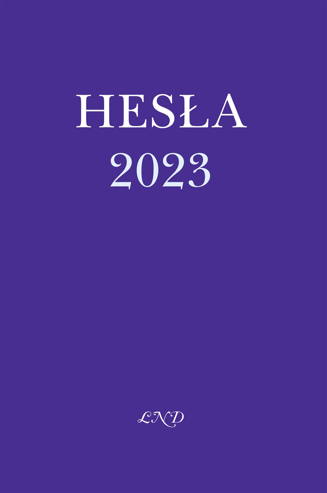 Wšědne hesła 2023