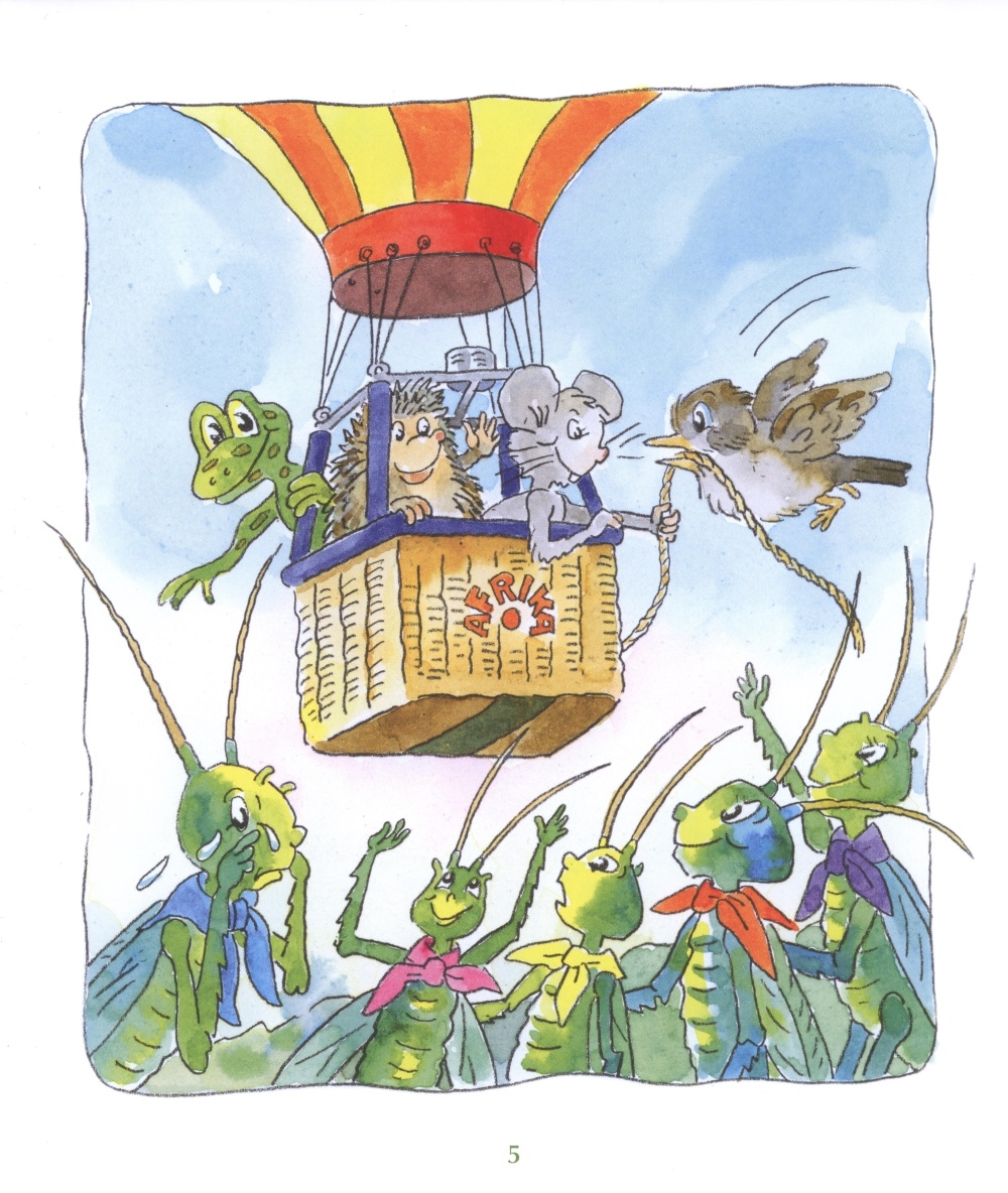 Kak su wroblik Frido a jeho přećeljo do Afriki lećeć chcyli