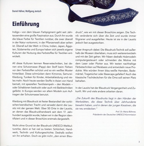 Blaudruck in der Lausitz