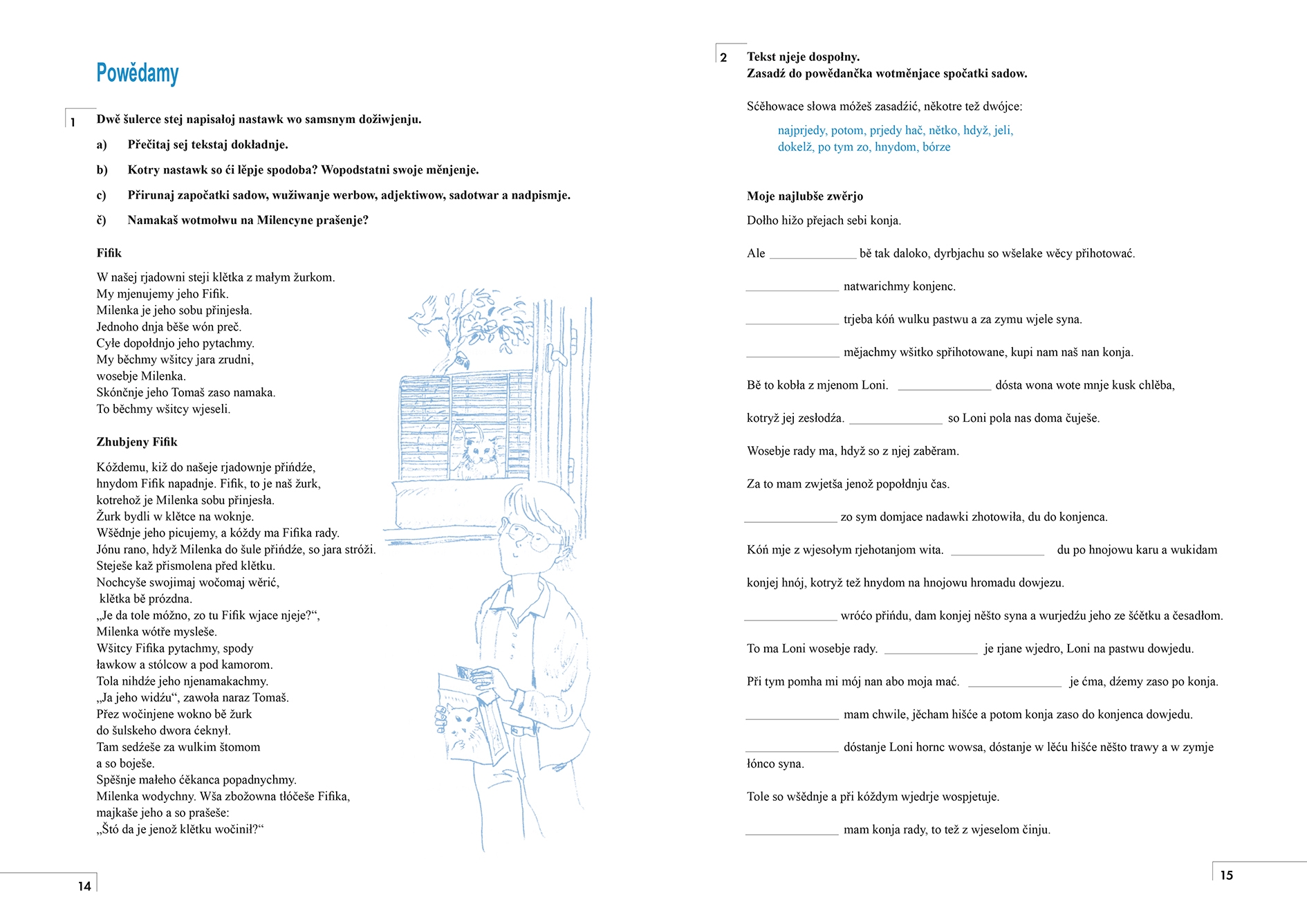 Zwučujemy a pisamy 5 