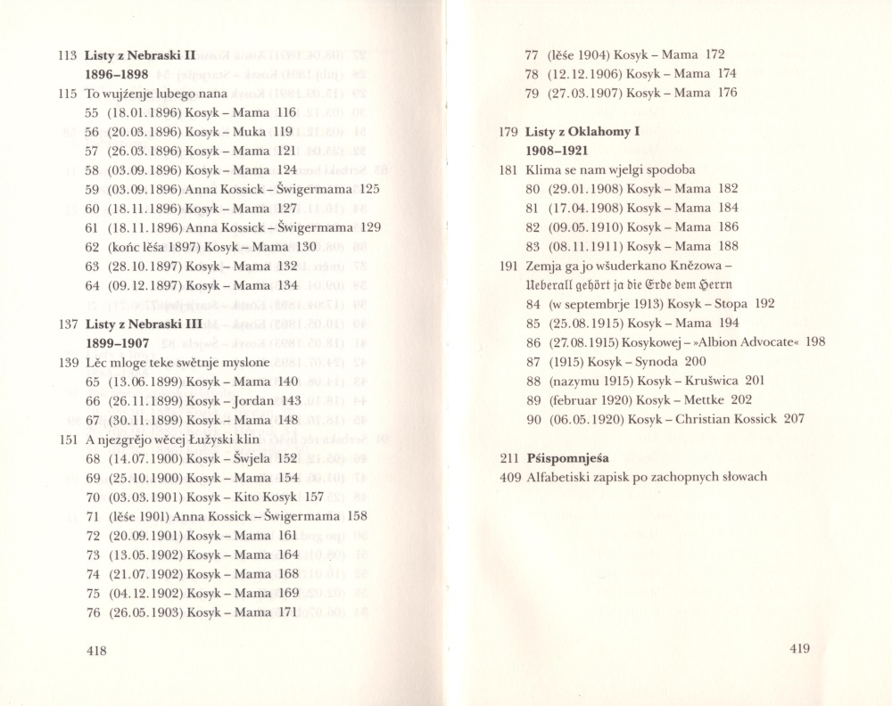 Spise, Cełkowny wudawk 6