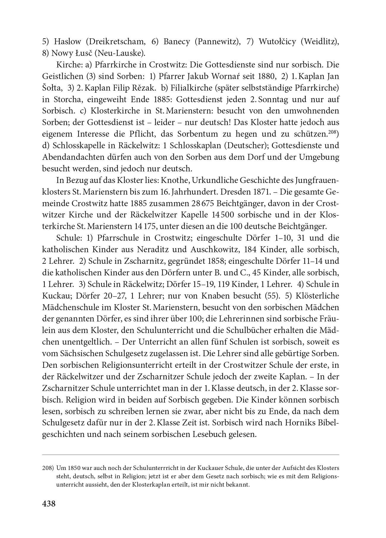 Statistik der Lausitzer Sorben