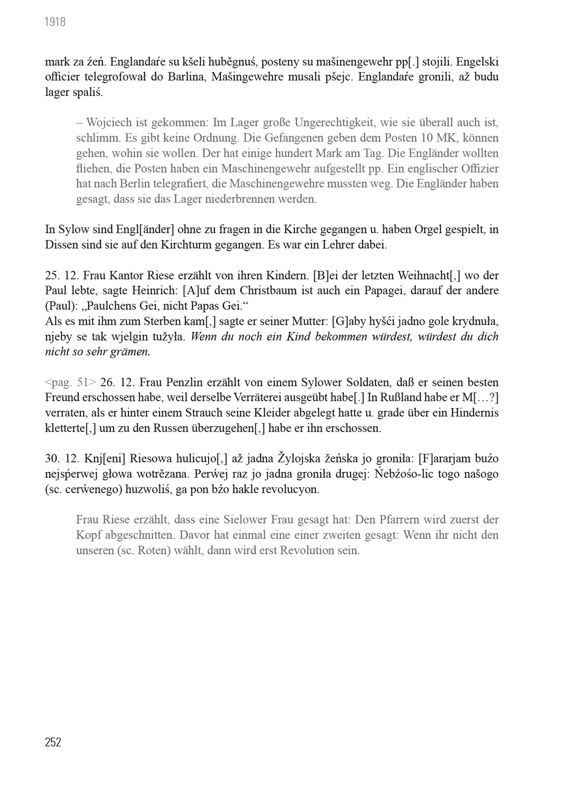 Aus dem Alltag eines wendischen Pfarrers