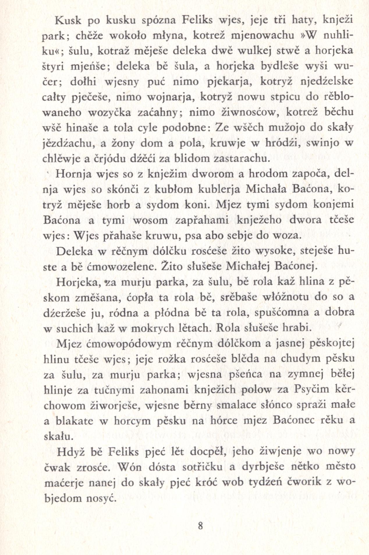 Brězan 4, Feliks Hanuš, 1. dźěl - Zhromadźene spisy 