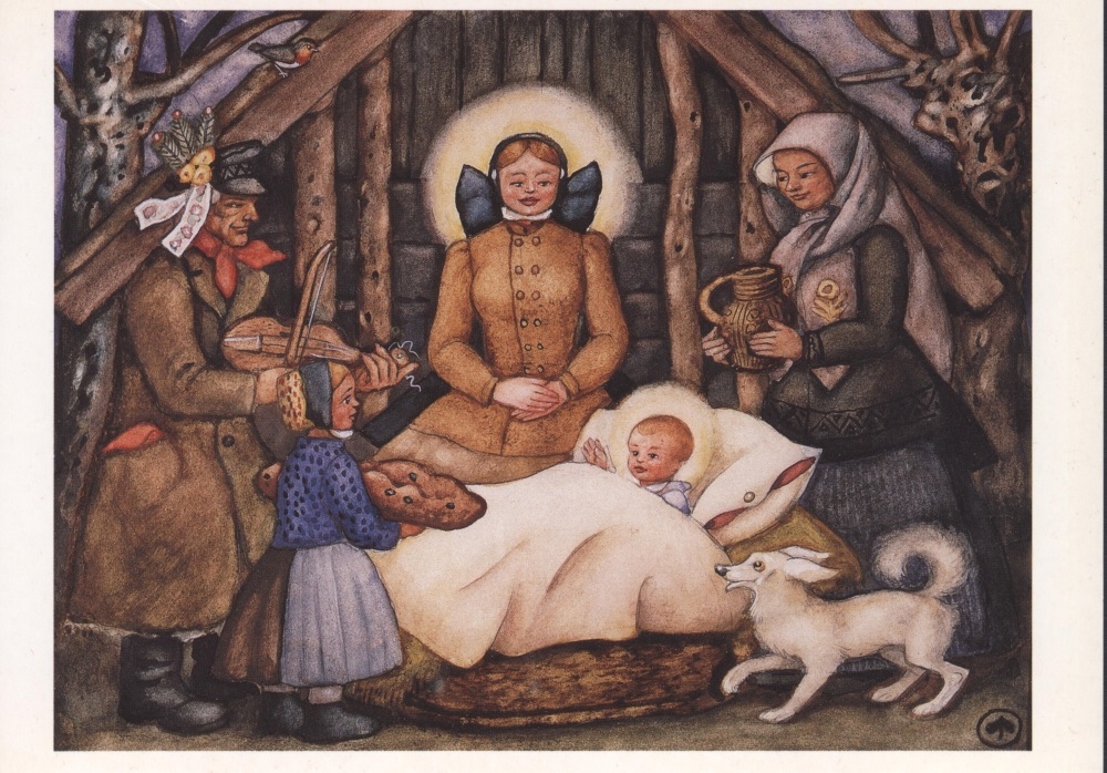 Postkartenbuch Měrćin Nowak-Njechorński