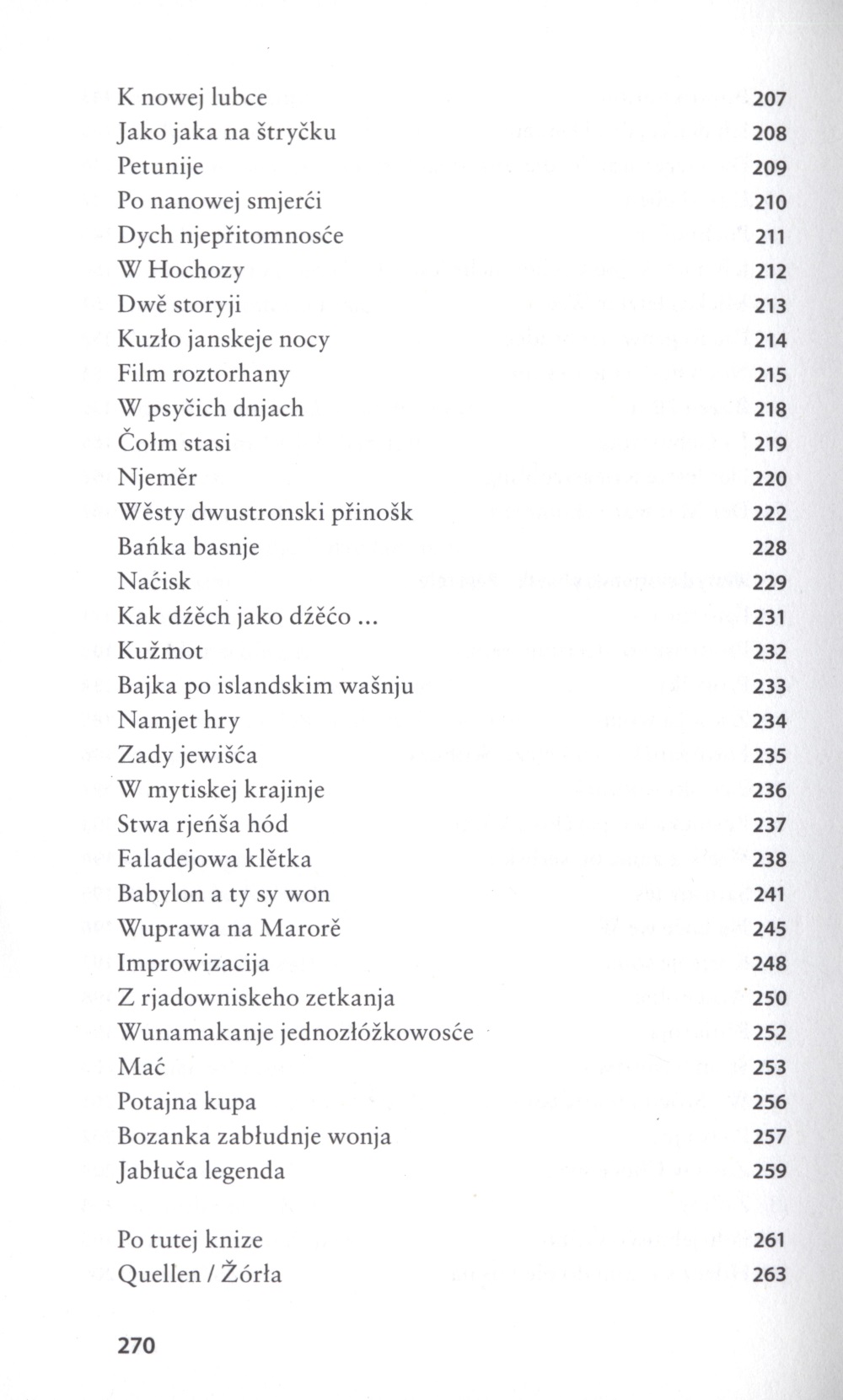 Der zweiseitige Beitrag/Wěsty dwustronski přinošk