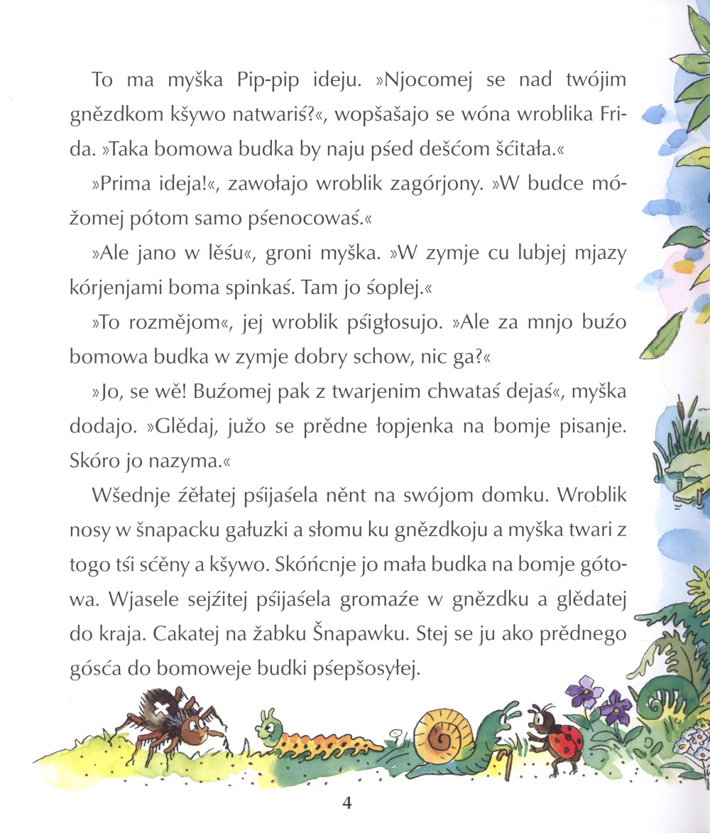 Kak jo žabka Šnapawka spěšnje skokaś nawuknuła