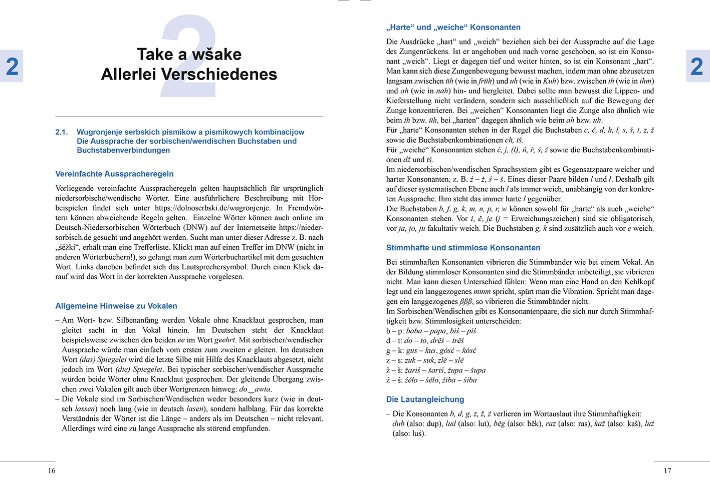 Wumějom dwě rěcy  •  Ich kann zwei Sprachen