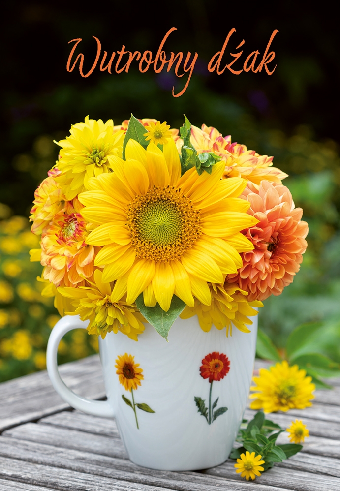 Zbožopřejna karta • Wutrobny dźak