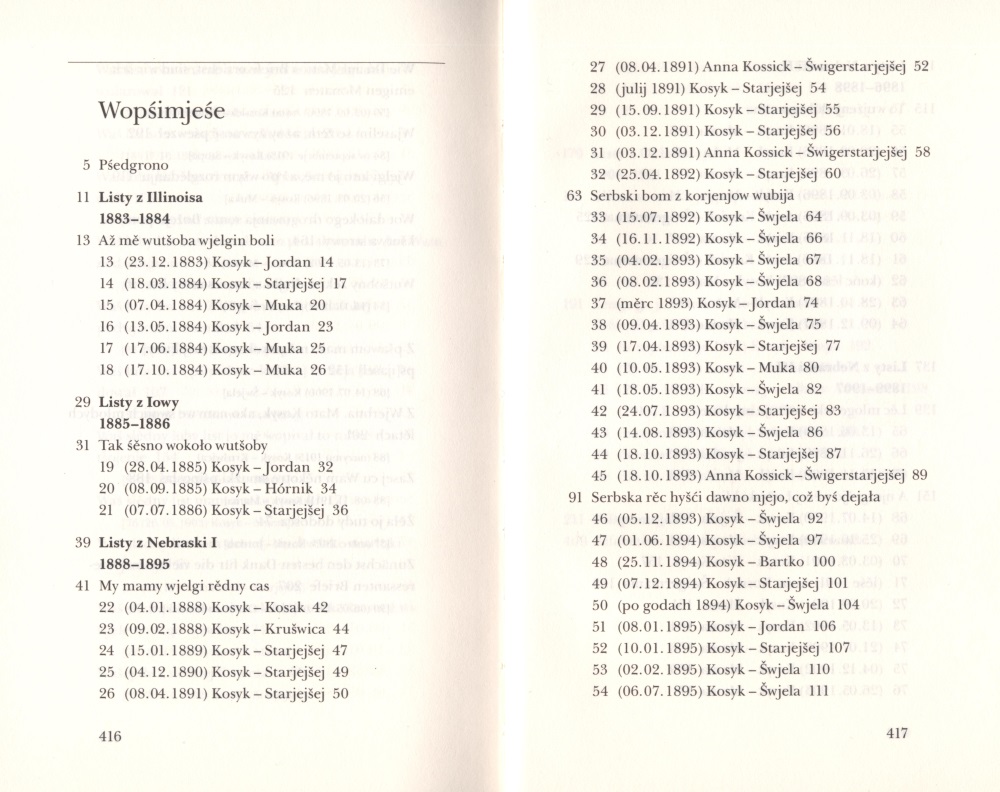 Spise, Cełkowny wudawk 6