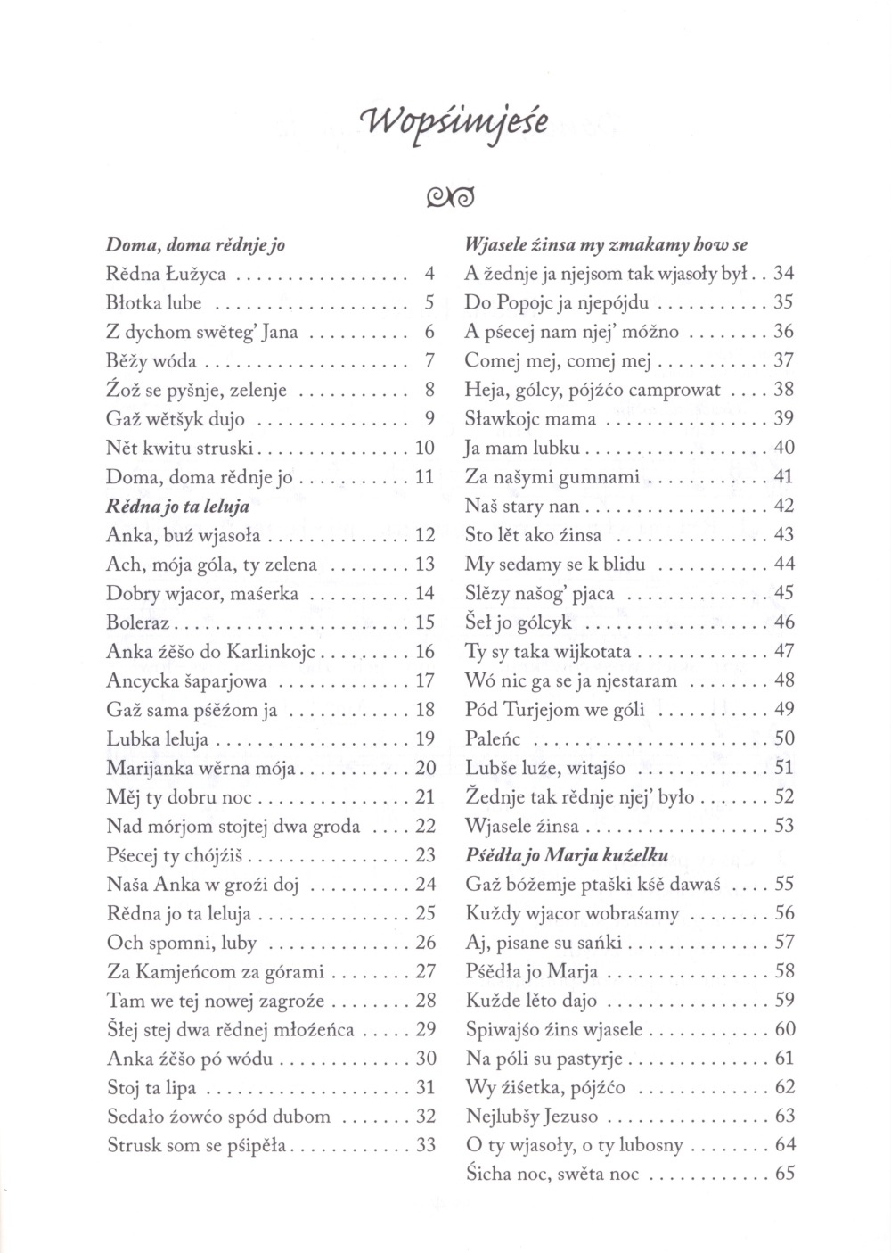 Dolna Łužyca spiwa