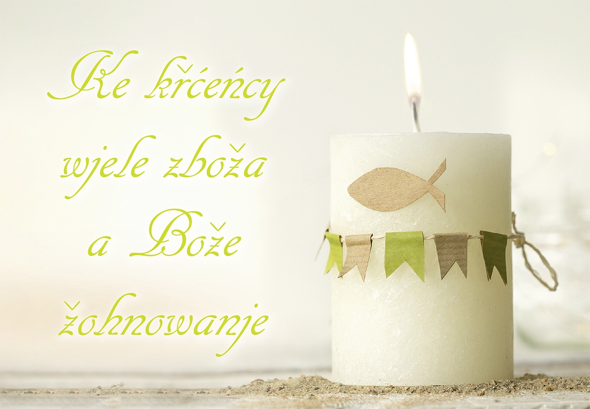 Zbožopřejna karta •  Ke křćeńcy