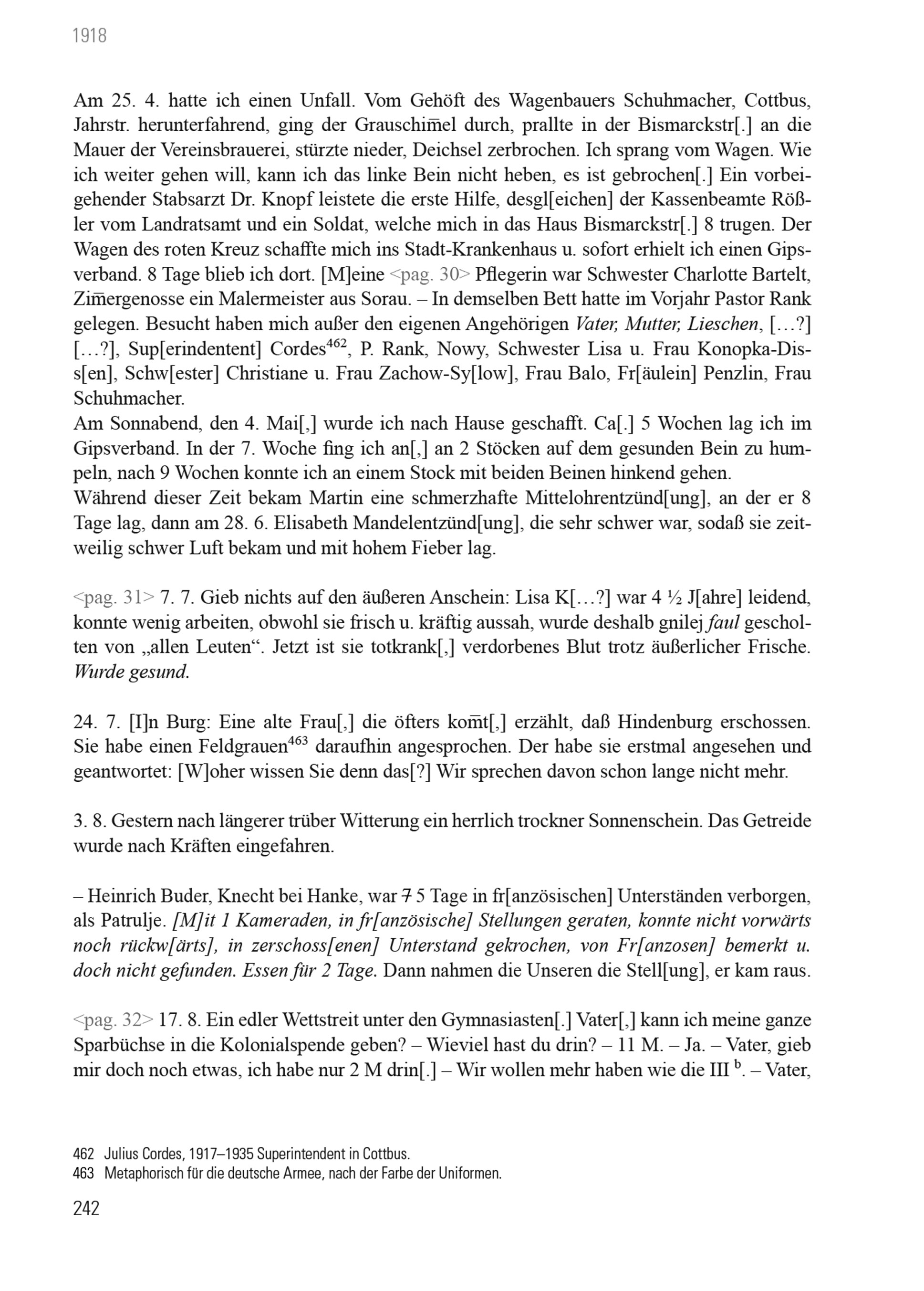 Aus dem Alltag eines wendischen Pfarrers