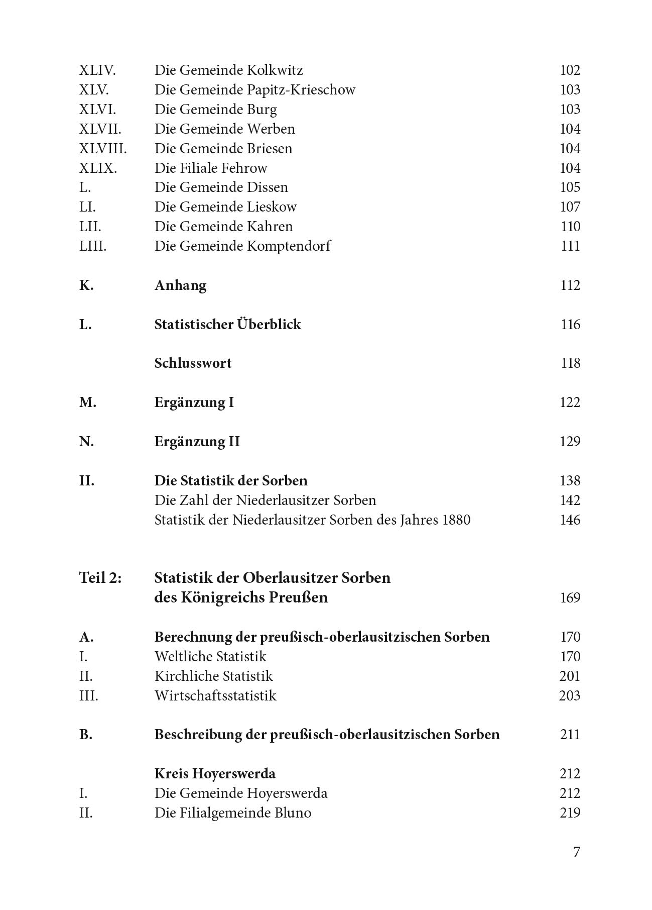 Statistik der Lausitzer Sorben