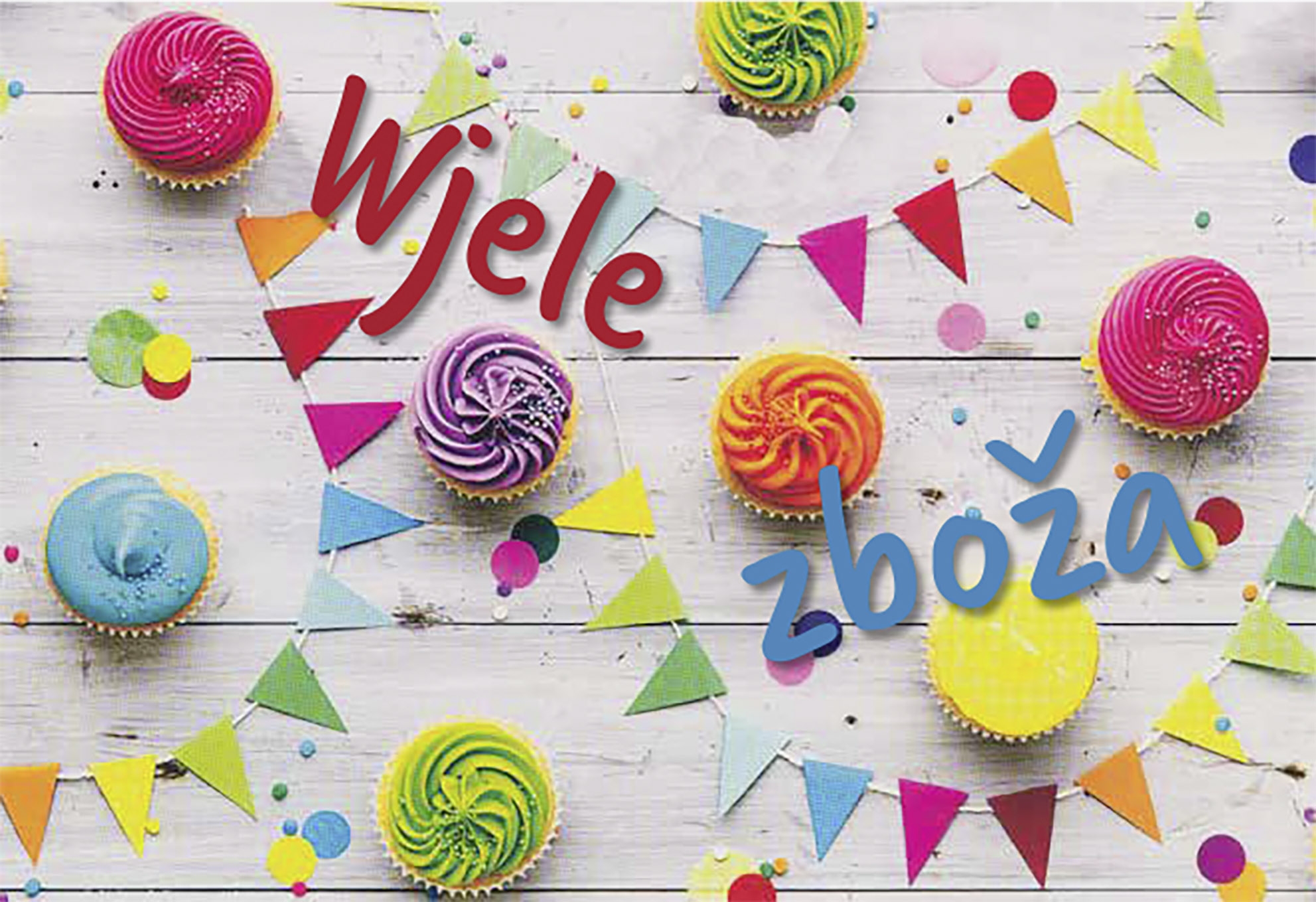 Zbožopřejna karta • Wjele zboža • chorhojčki