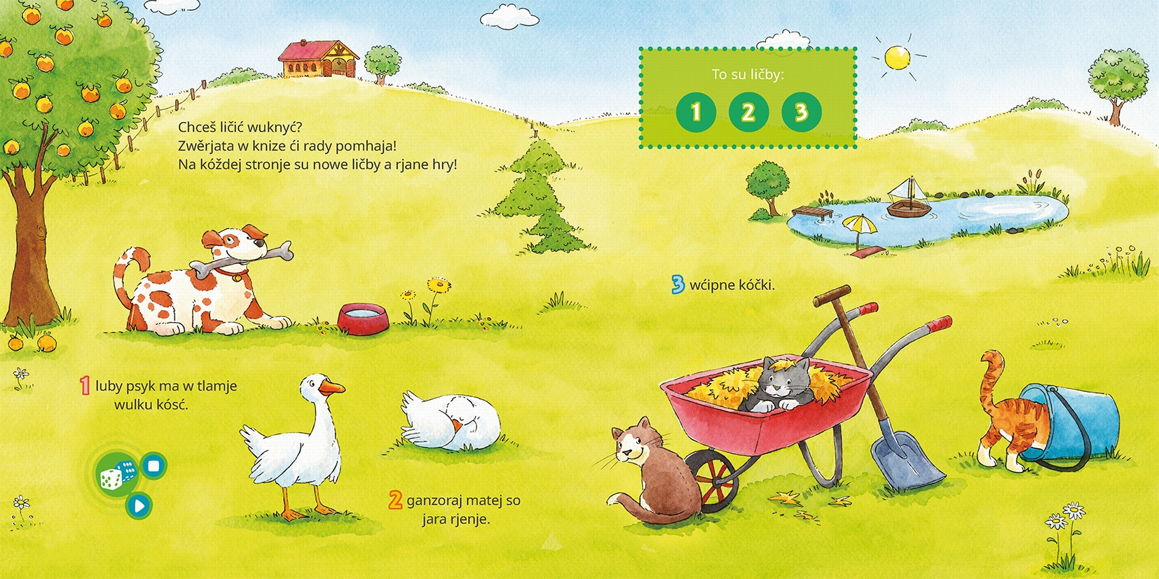 Lič zwěrjata wot 1 do 10