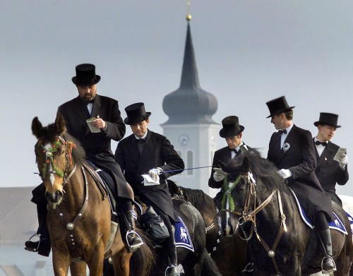 Jutry doma. Osterreiten